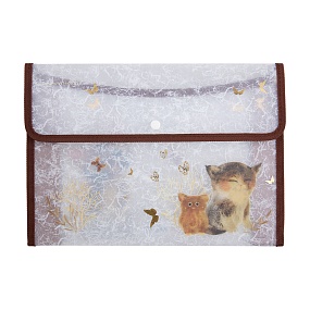 Папка-конверт на кнопке BrunoVisconti®
А4 (33 х 24 см)
"LOVE ME.МИЛЫЙ КОТИК"
Арт. 14-030/16