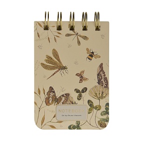 БЛОКНОТ НА ГРЕБНЕ «CUTE JOURNAL» A7, BV, 100 Л."FAUNA.Бабочки.Стрекозы". ЛИНЕЙКА
Арт. 3-100-009/16