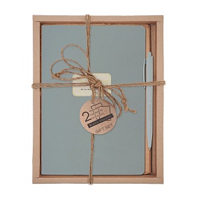 НАБОР ПОДАРОЧНЫЙ "MONOCOLOR" ФИСТАШКОВЫЙ МОРАНДИ" (ДВЕ ТЕТРАДИ BV И РУЧКА)
Арт. 7-40-1366/03-3