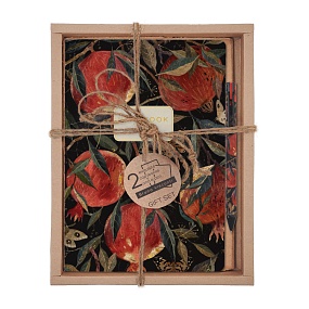 НАБОР ПОДАРОЧНЫЙ "FLORA.ГРАНАТ" (ДВЕ ТЕТРАДИ BV И РУЧКА)
Арт. 7-40-001/170-3