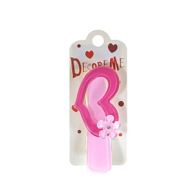 ЗАКОЛКА ДЛЯ ВОЛОС 7 СМ, 1 ШТ, 1 ВИД 
Арт. 2-719/43