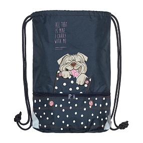 Мешок BrunoVisconti
для обуви двухсекционный синий 37 х 48 см
"КАРМАННЫЕ ЖИВОТНЫЕ.СОБАЧКА"
15-003-004/02