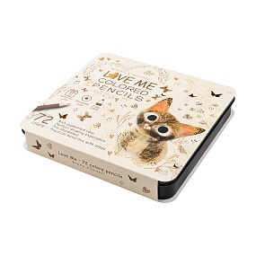 Карандаши цветные BrunoVisconti®
72  цвета, грифель 3 мм
Love me "LOVE ME.МИЛЫЙ КОТИК"
Арт. 30-0158/01