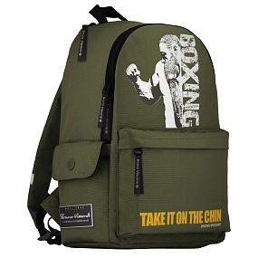 Рюкзак BrunoVisconti®
молодежный
темно-зеленый 
«БОКС»
Арт. 12-003-100/11