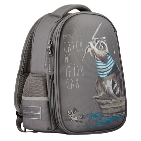 РЮКЗАК-КАПСУЛА СЕРЫЙ  С ЭРГОНОМИЧНОЙ СПИНКОЙ "ЖИЗНЬ ЕНОТА"
Арт. 12-009-075/05