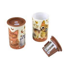 Точилка BrunoVisconti®
"LOVE ME.КОТИКИ ПРИНОСЯТ СЧАСТЬЕ" 
Арт. 35-0081
