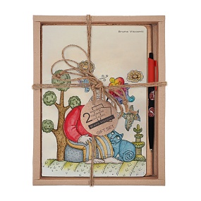 НАБОР ПОДАРОЧНЫЙ "МЫСЛИТЕЛЬ" (ДВЕ ТЕТРАДИ BV И РУЧКА)
Арт. 7-40-001/25-3