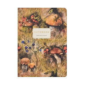 Тетрадь общая BrunoVisconti®
А5 (147 х 210 мм)
"FLORA.MUSHROOM FANTASY" 40 л., линейка
Арт. 7-40-505/79