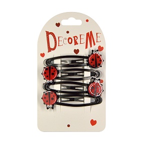 ЗАКОЛКА ДЛЯ ВОЛОС 4,5 СМ, 4 ШТ, 1 ВИД
Арт. 2-719/29