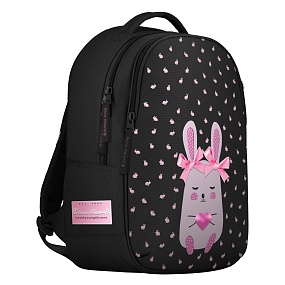 Рюкзак BrunoVisconti®
классический суперлегкий
черный с эргономичной спинкой
«КРОЛИК С СЕРДЕЧКОМ»
Арт. 12-008-008/01