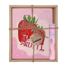 Набор подарочный "TUTTI FRUITI. Клубника" (две тетради и ручка в тубе)
Арт. 7-48-1270-3/1