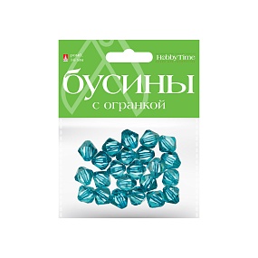 БУСИНЫ РОМБ ПОЛУПРОЗРАЧНЫЕ С ОГРАНКОЙ, 16 ММ, 10 ЦВ
Арт. 2-583/03