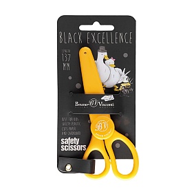 НОЖНИЦЫ ДЕТСКИЕ "BLACK EXCELLENCE.ГУСИ", 13.7 см.(с защитным чехлом)
Арт. 60-0028/02