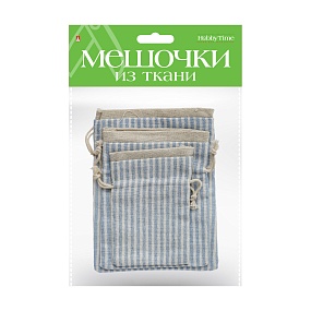 ПОДАРОЧНЫЕ МЕШОЧКИ ИЗ ТКАНИ, 3 ШТ, 3 Р-РА, ВИД 11
Арт. 2-240/11