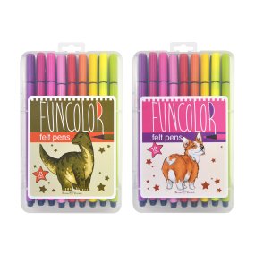 Фломастеры BrunoVisconti
18 цветов, 2 вида
пластиковый пенал
FunColor 
Арт. 32-0049
