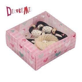 НАБОР АКСЕССУАРОВ ДЛЯ ВОЛОС "ВАНИЛЬНАЯ РОЗА" (РЕЗИНКИ И ЗАКОЛКА )
Арт. 2-722/33