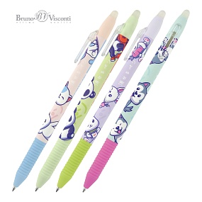 Ручка гелевая пиши-стирай автоматическая BrunoVisconti®
0.5 мм, синий
DeleteSlimClick "KAWAII ANIMALS"
Арт. 20-0321/11