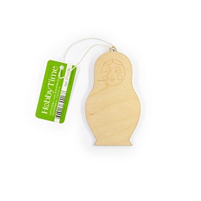 ЗАГОТОВКА ДЛЯ ДЕКОРИРОВАНИЯ. "МАТРЕШКА" 10Х5,6 СМ.
Арт. 2-743/26