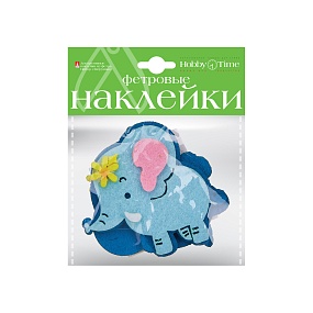 ДЕКОРАТИВНЫЕ НАКЛЕЙКИ ИЗ ФЕТРА. НАБОР № 22 "ЗВЕРУШКИ" ( 4 ВИДА ) 
Арт. 2-093/22