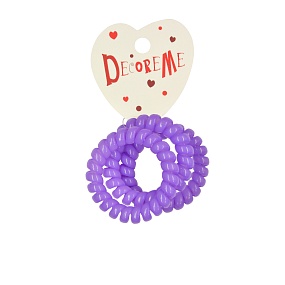 РЕЗИНКА ДЛЯ ВОЛОС СПИРАЛЬНАЯ ЦВЕТНАЯ ПОЛУПРОЗРАЧНАЯ 3 ШТ 
Арт. 2-712/233