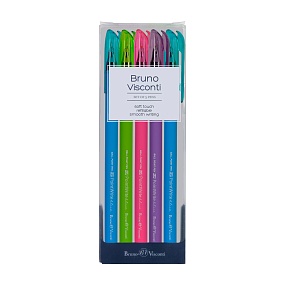 Набор BrunoVisconti®
из 5-х шариковая ручек
0.38 мм, синий, PointWrite Special
Арт. 20-0211-5