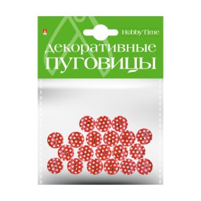 ДЕКОРАТИВНЫЕ ПУГОВИЦЫ. "РАЗНОЦВЕТНЫЙ ГОРОШЕК" Ø 15ММ
Арт. 2-179/05