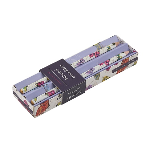 Набор чернографитовых карандашей BV
НВ, грифель 2 мм
2 шт. Fauna "FAUNA.BUTTERFLY DREAMS WHITE"
Арт. 21-0030/103-22