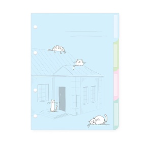 КОМПЛЕКТ РАЗДЕЛИТЕЛЕЙ ДЛЯ ТЕТРАДИ НА КОЛЬЦАХ  А5, 4 Л. ЦВЕТНОЙ ВИД 4
Арт. 7-50-473/04