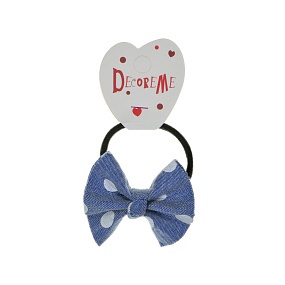 РЕЗИНКА ДЛЯ ВОЛОС "ГОЛУБОЙ БАНТИК В ГОРОШЕК"1 ШТ, 1 ВИД
Арт. 2-712/52