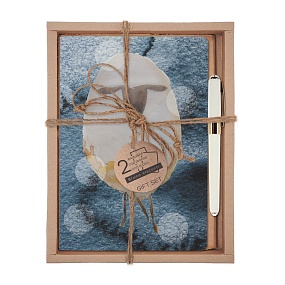 НАБОР ПОДАРОЧНЫЙ "БАРАШКА" (ДВЕ ТЕТРАДИ BV И РУЧКА)
Арт. 7-40-001/101-3