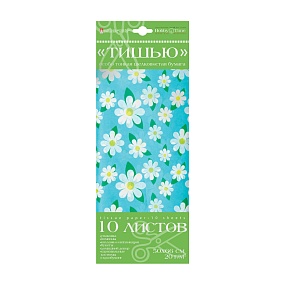 Набор цветной бумаги "тишью" HOBBY TIME
(130 х 290 мм), 10 листов
ромашки
Арт : 2-145/21