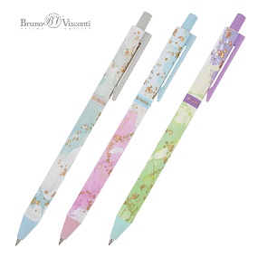 Ручка шариковая автоматическая BrunoVisconti®
"PRIMAVERA" 
0.5 мм, синяя
Арт. 20-0281/70