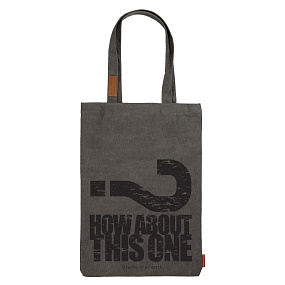 СУМКА-ШОППЕР С КАРМАНОМ, СЕРАЯ "ЗНАК ВОПРОСА" 35х47 см
Арт. 16-002-04/05