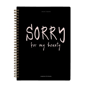Тетрадь общая BrunoVisconti®
B5 (185 х 250 мм)
"SORRY" 60 л., клетка
Арт. 7-60-007/04