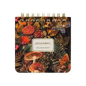 "POCKET JOURNAL" 90 Х 90 ММ, 60 Л,  НА ГРЕБНЕ "ФЛОРА.ЛЕСНАЯ СКАЗКА"
Арт. 3-649/09