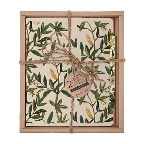 НАБОР ПОДАРОЧНЫЙ "BLOOM FLOWERS. Олива" (ДВЕ ТЕТРАДИ И РУЧКА)
Арт. 7-48-1277-2/5