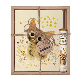 Набор подарочный "ЛЮБОВЬ КАК ОНА ЕСТЬ. Милый котик" (две тетради и ручка в тубе)
Арт. 7-48-1271-3/2