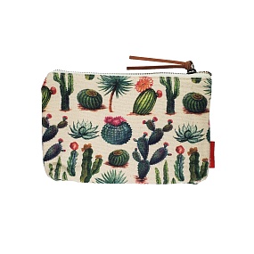 Косметичка BrunoVisconti®
 (225 х 150 мм.)
"FLORA.КАКТУСОВАЯ РАДОСТЬ"
Арт. 14-090/02