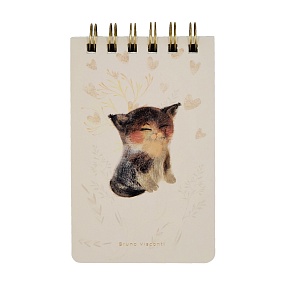 БЛОКНОТ НА ГРЕБНЕ «CUTE JOURNAL» A6-, BV, 100 Л. "LOVE ME.МИЛЫЙ КОТЕНОК" ЛИНЕЙКА
Арт. 3-100-005/03