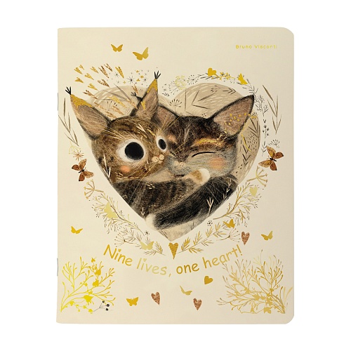 НАБОР ПОДАРОЧНЫЙ "LOVE ME.ЛЮБОВЬ, КАК ОНА ЕСТЬ. Котики. Одно сердце" (ДВЕ ТЕТРАДИ И РУЧКА)
Арт. 7-48-1271-2/1: фото #3