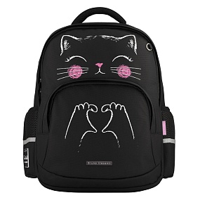 Рюкзак BrunoVisconti®
классический 
черный с эргономичной спинкой
«ЭТО ЛЮБОВЬ!»
Арт. 12-002-123/01