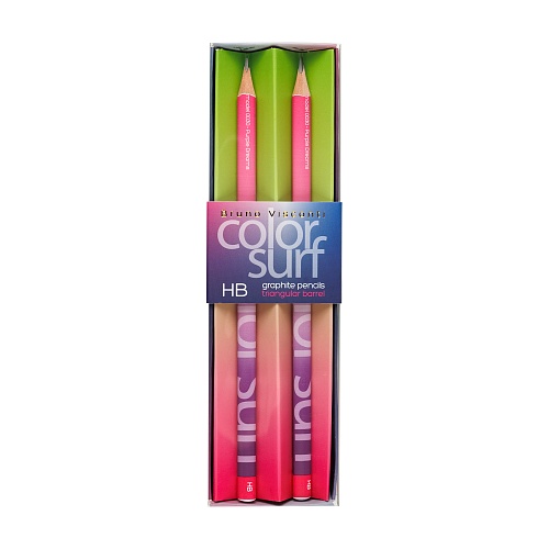 Набор чернографитовых карандашей BV
НВ, грифель 2 мм
2 шт. ColorSurf "COLOR SURF. BRIGHT"
Арт. 21-0030/99-22: фото #1