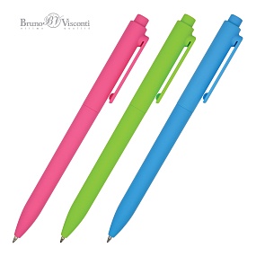 Ручка шариковая автоматическая BrunoVisconti®
0.7 мм, синий
SoftClick Special
Арт. 20-0103