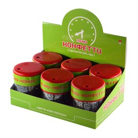 МИНИ-КОНФЕТТИ  ДЛЯ ДЕКОРА "ЗВЕЗДОЧКИ", С ДОЗАТОРОМ, 80Г  (6 ЦВЕТОВ ), СЕРЕБРО,  №3
Арт. 2-312/03
