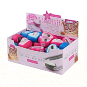 Точилка-ластик BrunoVisconti®
 (35 х 15 мм)
"EASYSHARP" розовый, голубой
Арт. 35-0027
цвет в ассортименте