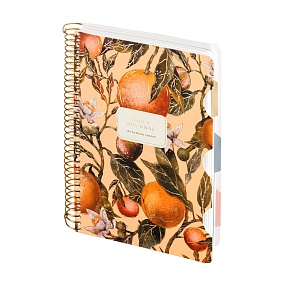 ЗАПИСНАЯ КНИЖКА "DAILY JOURNAL" A5, 200 Л. НА СПИРАЛИ, С РАЗДЕЛИТЕЛЯМИ "FLORA.ORANGES"
Арт. 3-820/06