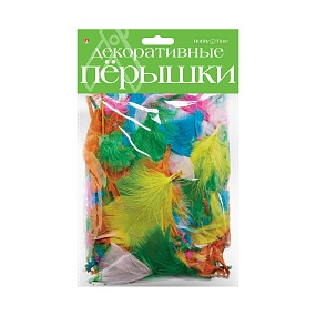 ПЕРЬЯ ДЛЯ ДЕКОРИРОВАНИЯ, ЯРКИЙ МИКС. 1 ВИД. НАБОР №2
Арт. 2-407/01