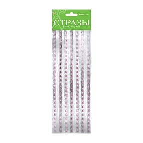 НАБОР САМОКЛЕЯЩИХСЯ СТРАЗ. БОРДЮР. №9 "СТЕКЛЯРУС-2", 4 ЦВ.
Арт. 2-084/09