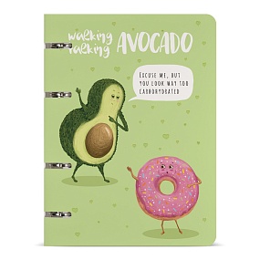 Тетрадь со сменным блоком BrunoVisconti®
А5 (162 х 212 мм.)
"АВОКАДО" 80л., в точку
Арт. 7-80-631/01