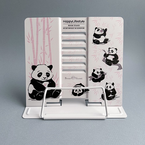 ПОДСТАВКА ПОД КНИГИ, МЕТАЛЛИЧЕСКАЯ, "ПАНДЫ" с  регулируемым наклоном (металл.)
Арт. 24-0013: фото #5